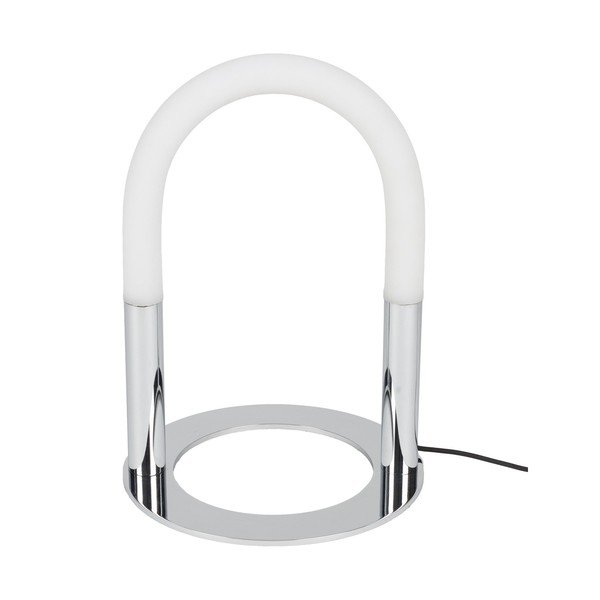 Kovová LED stmívatelná stolní lampa ve stříbrné barvě (výška 36 cm) Arch – Zuiver