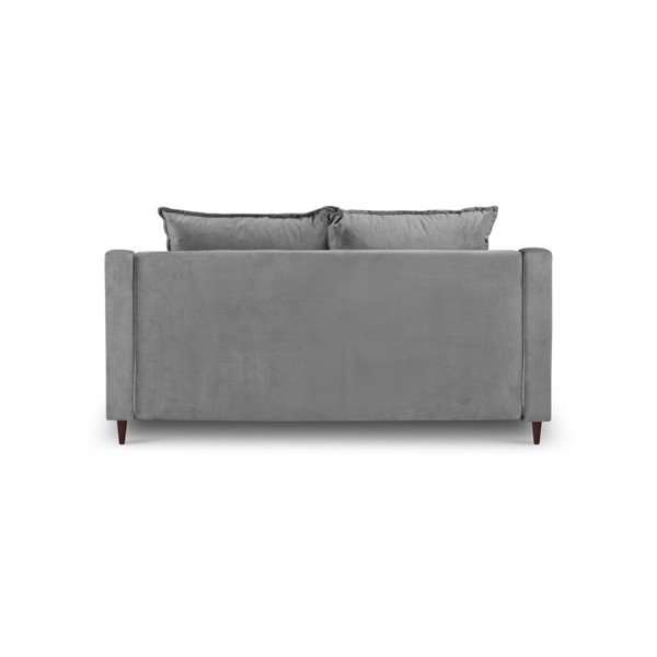 Šedá sametová pohovka Mazzini Sofas Freesia, 150 cm-image-3
