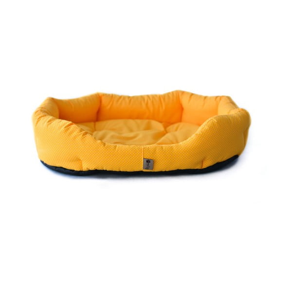 Žlutý bavlněný pelíšek 75x60 cm Sunny - Petsy
