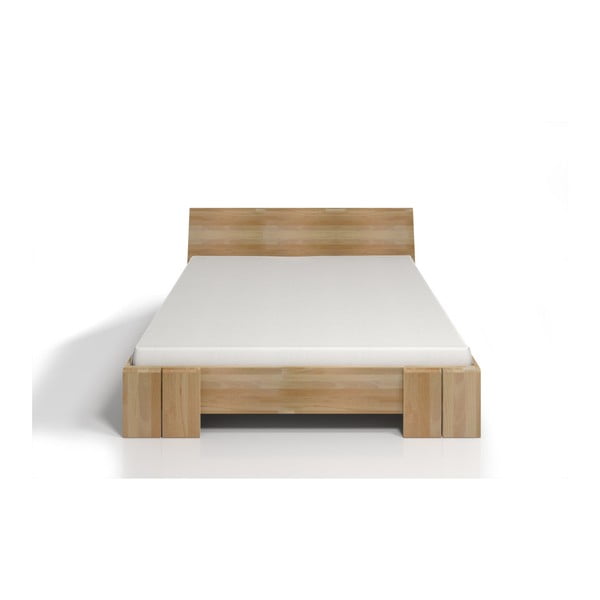 Dvoulůžková postel z bukového dřeva s úložným prostorem SKANDICA Vestre Maxi, 140 x 200 cm-image-1