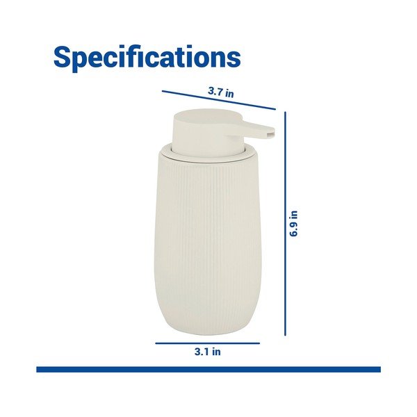 Krémový plastový dávkovač mýdla 400 ml Fablo – Wenko-image-4