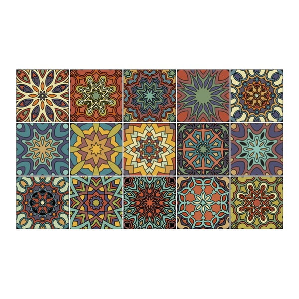 Sada 15 dekorativních samolepek na stěnu Ambiance La Plata-image-2