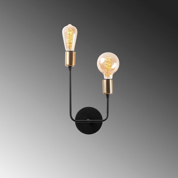 Černé nástěnné svítidlo Dolma – Opviq lights-image-3