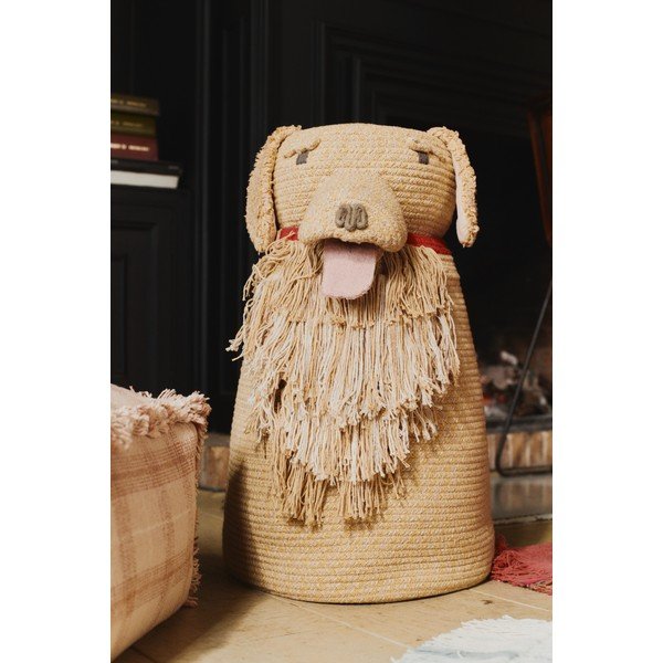 Béžový látkový dětský koš na hračky 40x30x55 cm Luna – Lorena Canals-image-2