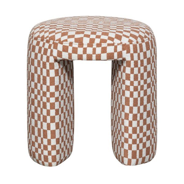 Oranžová čalouněná stolička Charlie – WOOOD