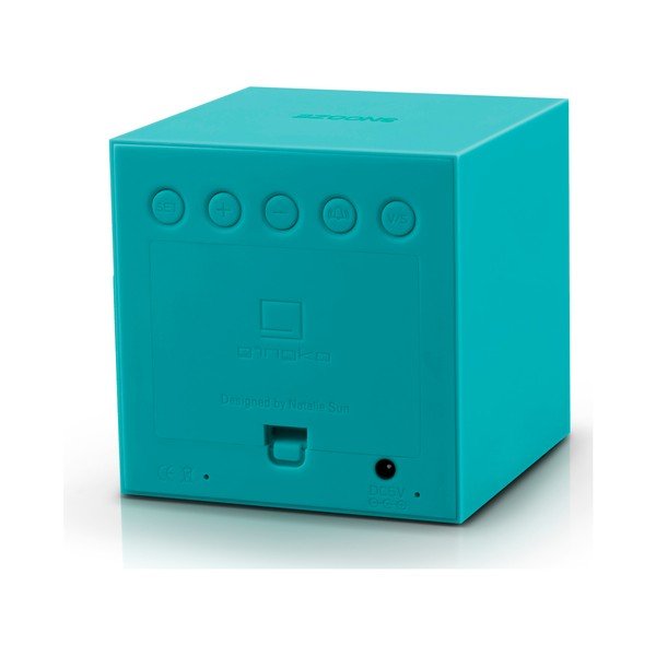Tyrkysový LED budík Gingko Gravity Cube-image-4