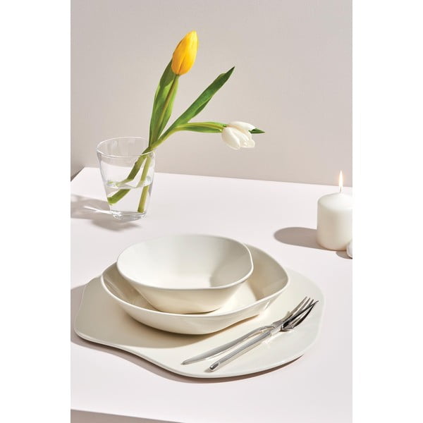 Sada 2 bílých talířů Kütahya Porselen Basic, ø 24 cm-image-1