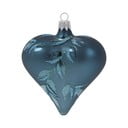 Sada 3 modrých skleněných vánočních ozdob Ego Dekor Heart