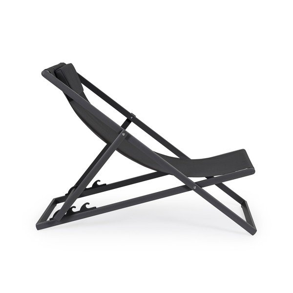 Antracitové kovové zahradní lehátko Taylor – Bizzotto-image-2