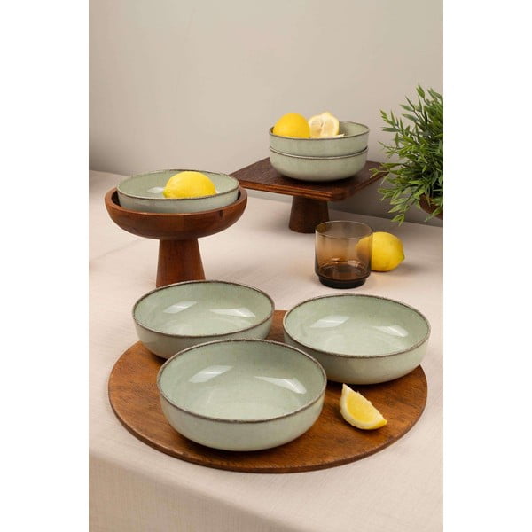 Světle zelené porcelánové misky v sadě 6 ks 75 ml – Hermia-image-1