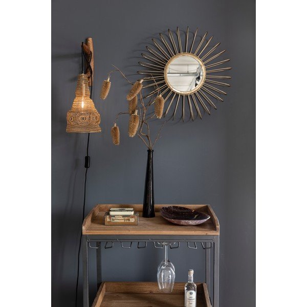 Nástěnné zrcadlo ø 50 cm Selena – White Label-image-2