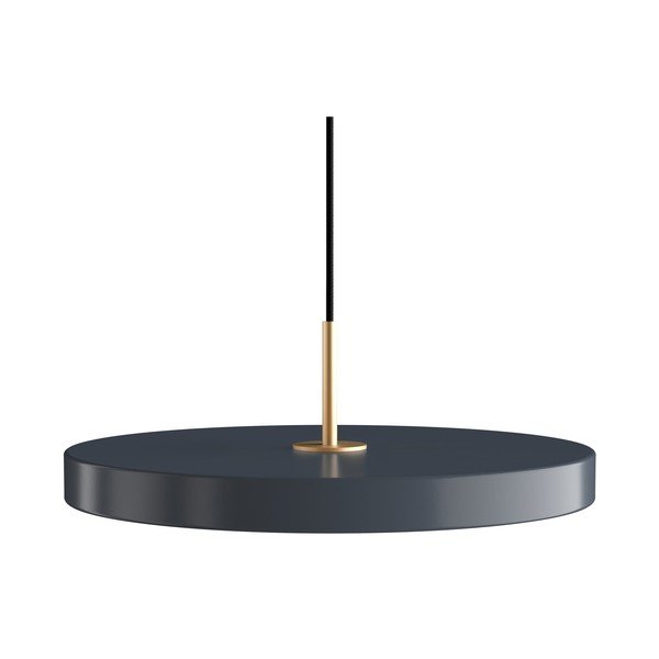 Tmavě šedé závěsné svítidlo UMAGE Asteria, ⌀ 43 cm