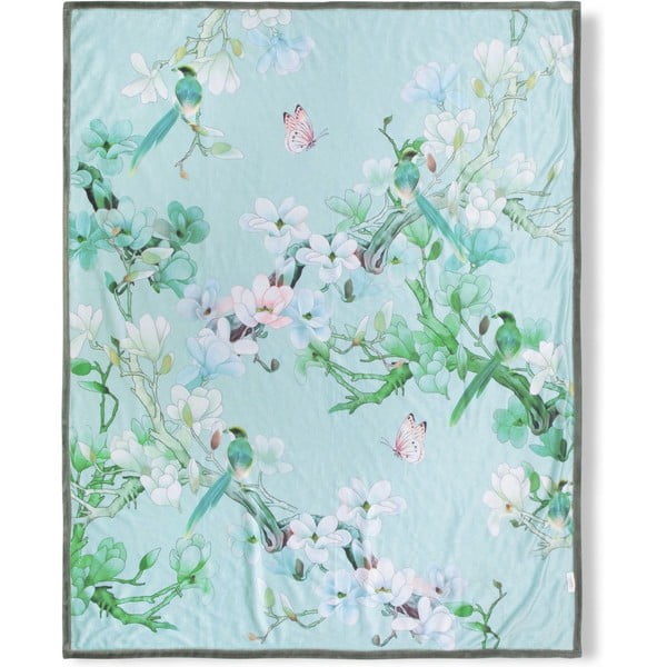 Zelená oboustranná deka Descanso Shi, 130 x 160 cm-image-2