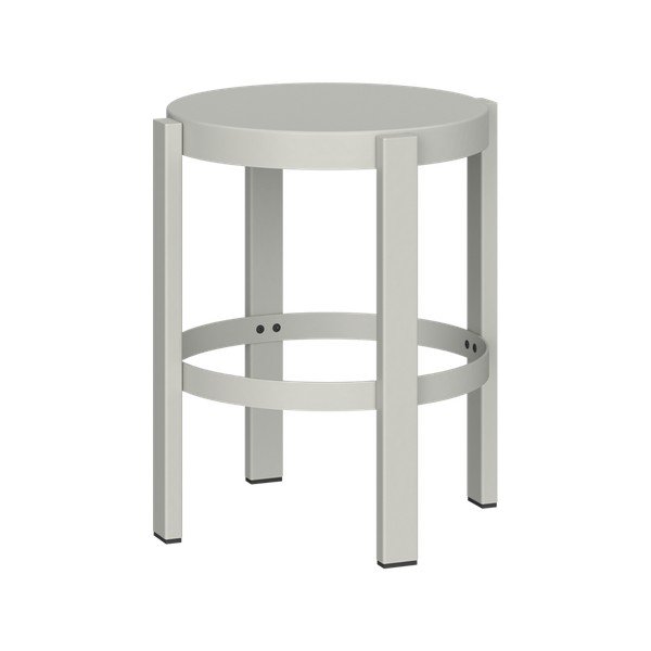 Světle šedá ocelová stolička Doon – noo.ma