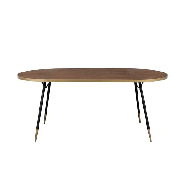 Jídelní stůl s deskou v dekoru jasanového dřeva 90x180 cm Denise – White Label