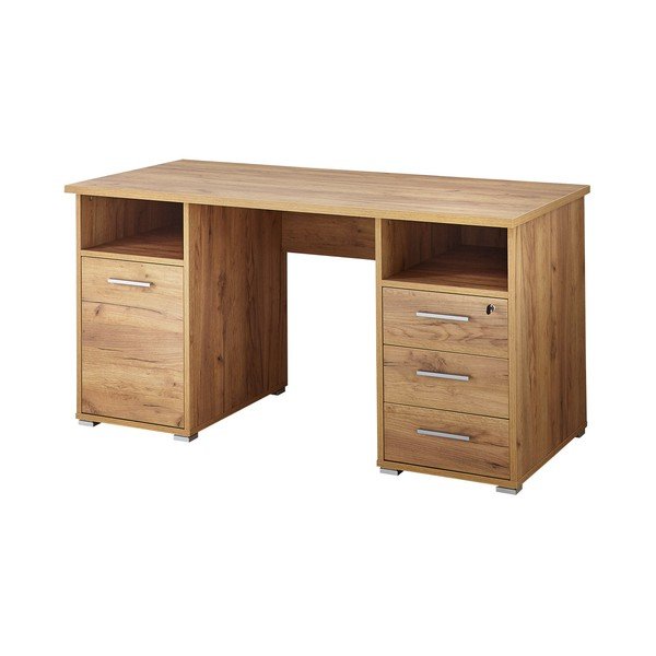 Pracovní stůl v dekoru dubového dřeva Germania Desk