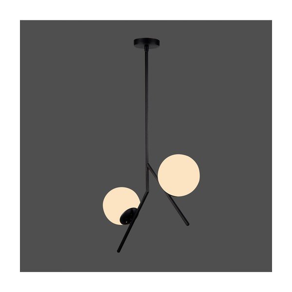 Černé závěsné svítidlo Squid Lighting Diagonal, výška 74 cm-image-4