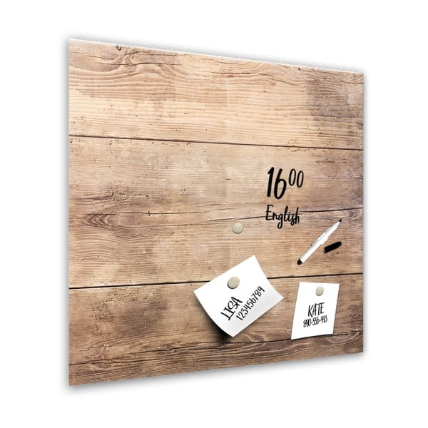 Magnetická tabule Styler Wood, 30 x 30 cm-image-1