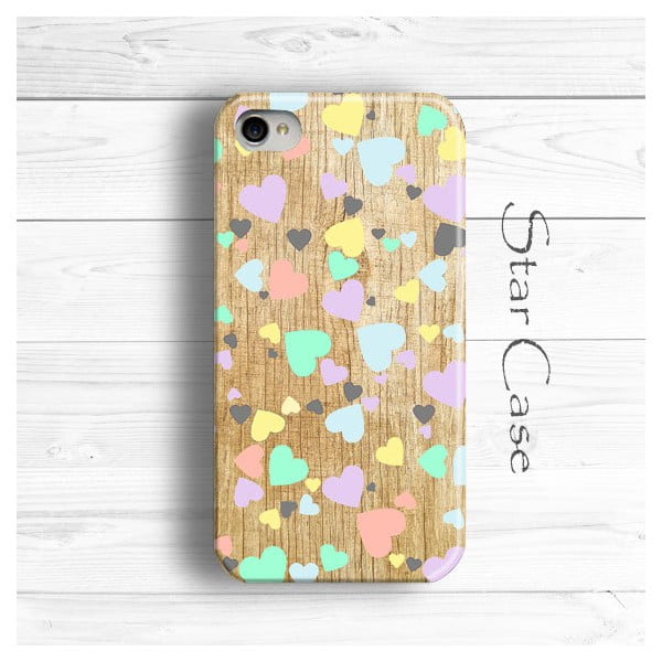 Obal na iPhone 5/5S Colour Hearts
