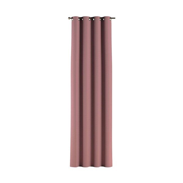 Růžový závěs 260x130 cm Cotton Story - Yellow Tipi-image-2