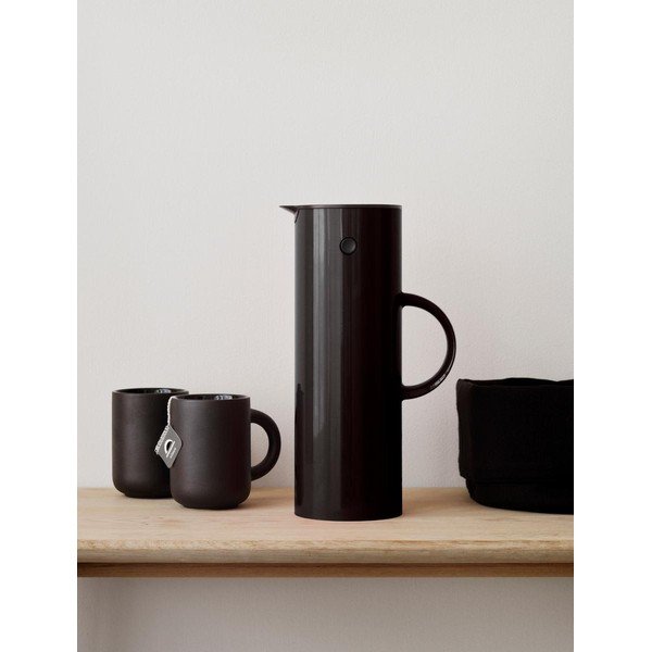 Černá plastová termokonvice 1 l EM77 – Stelton-image-1