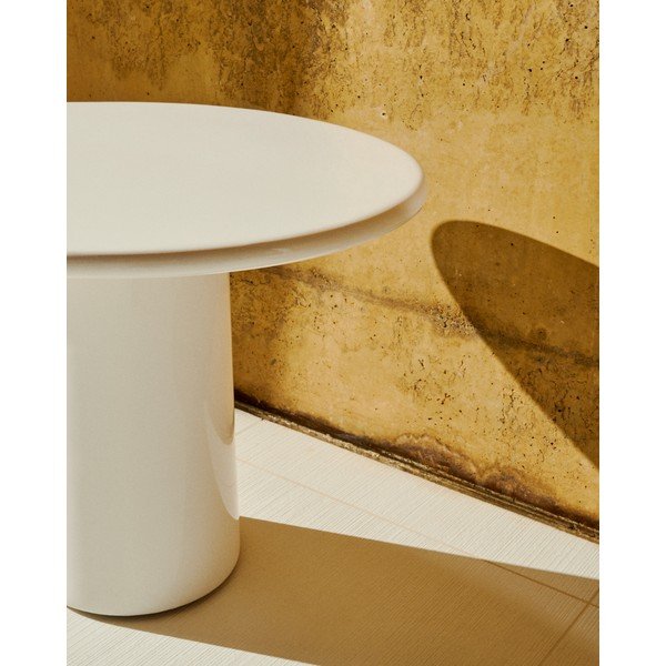 Betonový kulatý zahradní konferenční stolek ø 65 cm Albanella – Kave Home-image-2