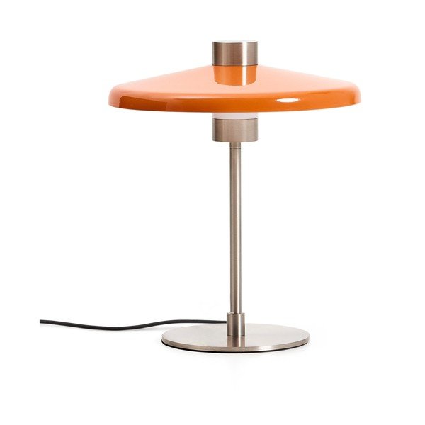 Oranžová stolní lampa s kovovým stínidlem (výška 32,5 cm) Nuvira – Kave Home