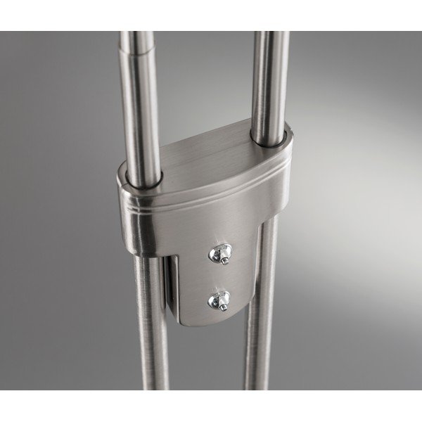LED stmívatelná stojací lampa ve stříbrné barvě (výška 150 cm) Dent – Fischer & Honsel-image-3