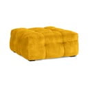 Žlutý sametový puf Windsor & Co Sofas Vesta