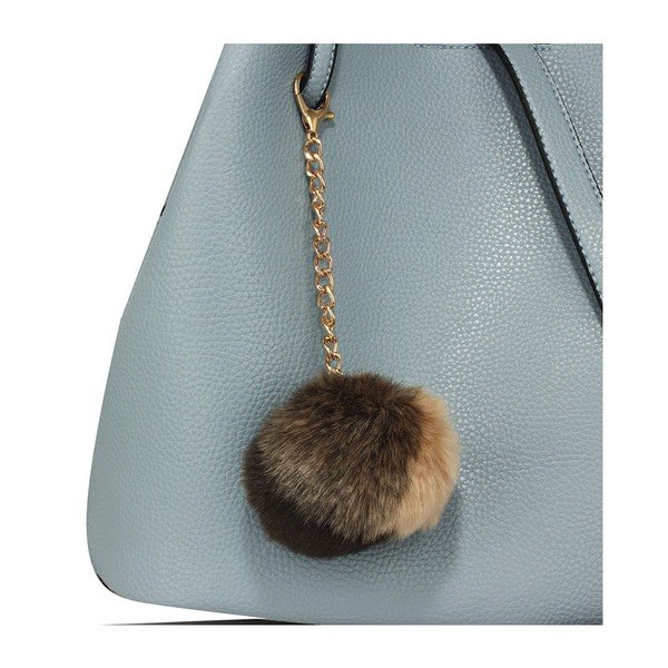 Světle modrá kabelka L&S Bags Vesinet-image-4