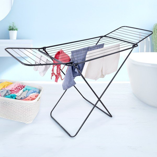 Černý/antracitový sušák na prádlo 15 m – Orion-image-2