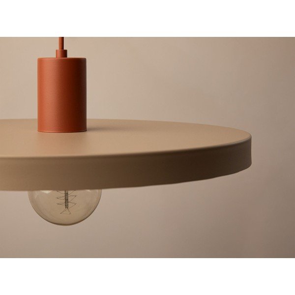 Béžové kovové závěsné svítidlo ø 40 cm Ori – Micadoni -image-1