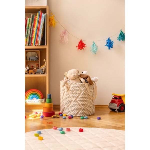 Úložný látkový košík ø 40x40 cm Pearl M – Bonami Essentials-image-1