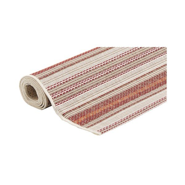 Béžovo-červený venkovní koberec Floorita Riga, 135 x 190 cm-image-2