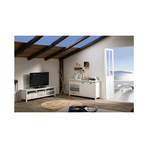 TV komoda z masivního borovicového dřeva Marckeric Daniela-image-2