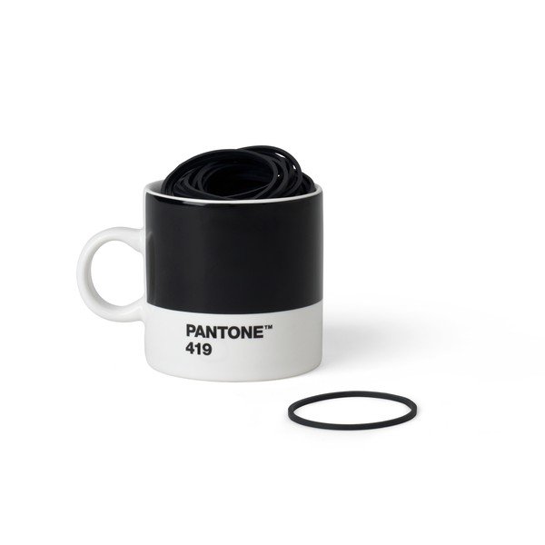 Černý keramický hrnek na espresso 120 ml Espresso Black 419 – Pantone-image-1