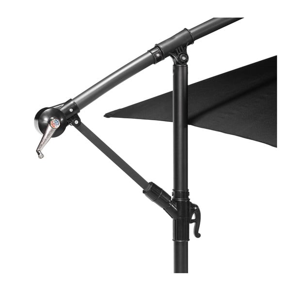 Černý slunečník ø 300 cm Happy Sun – Bonami Essentials-image-4
