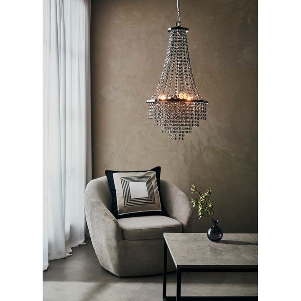 Černé závěsné svítidlo Markslöjd Allington Chandelier, ø 38 cm-image-1