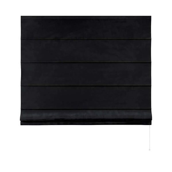 Černá římská roleta 170x160 cm Posh Velvet - Yellow Tipi-image-3