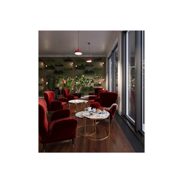 Červené nástěnné svítidlo ø 10 cm Selvia II – GTV-image-3