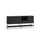 Černá komoda 220x98x45 cm Platt – Teulat