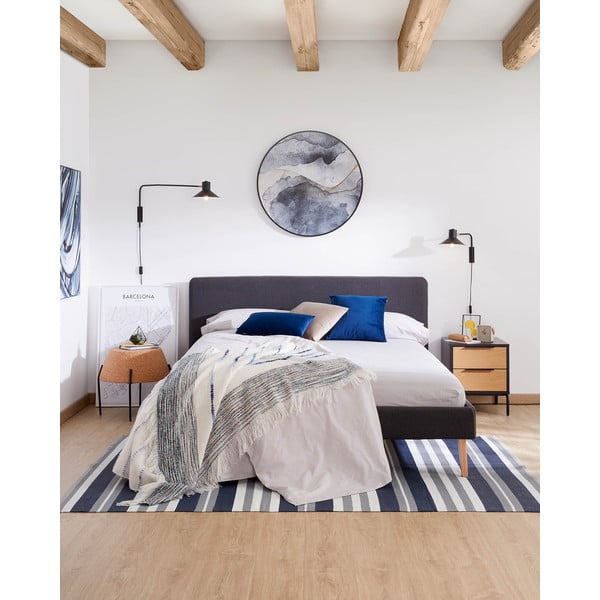 Černé nástěnné svítidlo ø 20 cm Aria – Kave Home-image-2