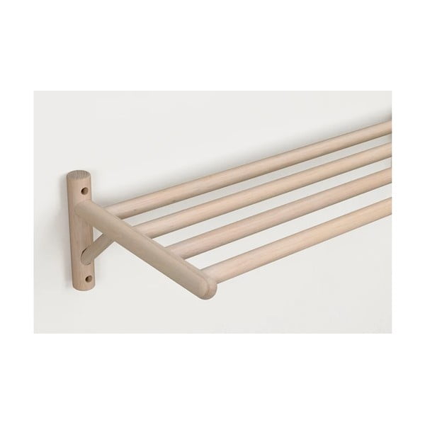 Závěsný botník z dubového dřeva v přírodní barvě Milford - Rowico-image-1