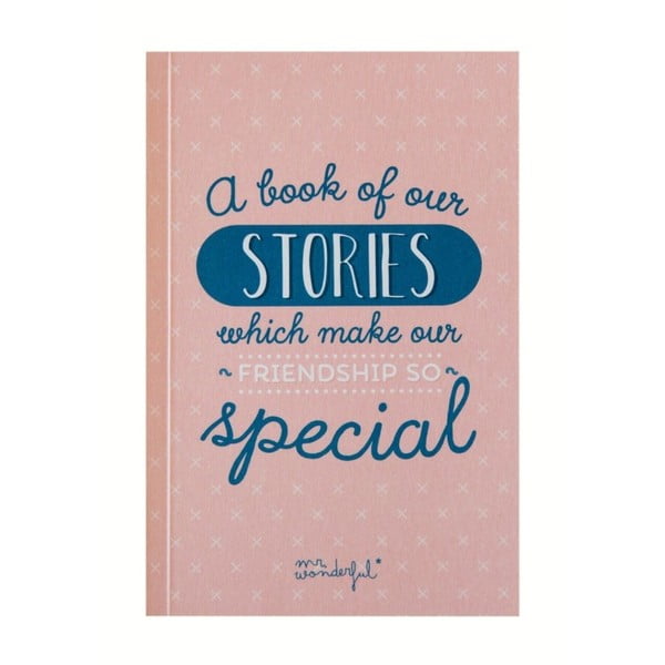 Dárková kniha pro přátele Mr. Wonderful A book of our stories