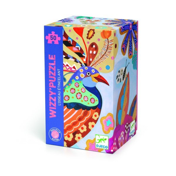 Puzzle Djeco Třpytivý ptáček-image-1
