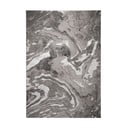 Koberec v šedo-stříbrné barvě 200x290 cm Marbled – Flair Rugs