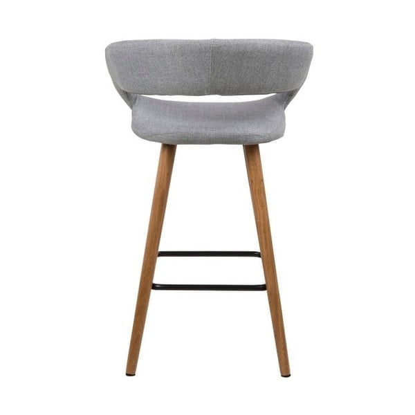 Sada 2 šedých barových židlí Gill – Actona-image-3