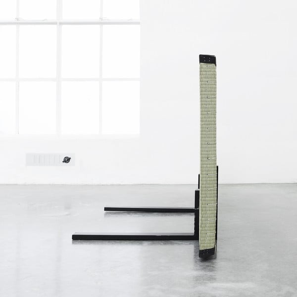 Postel/sofa Sano, černé s černými polštáři-image-4