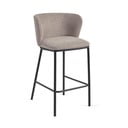 Světle hnědá barová židle (výška sedáku 65 cm) Ciselia – Kave Home
