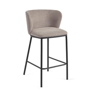 Světle hnědá barová židle (výška sedáku 65 cm) Ciselia – Kave Home